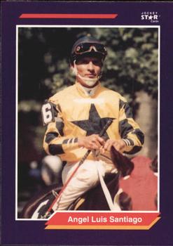 1992 Jockey Star #227 Angel Luis Santiago Front